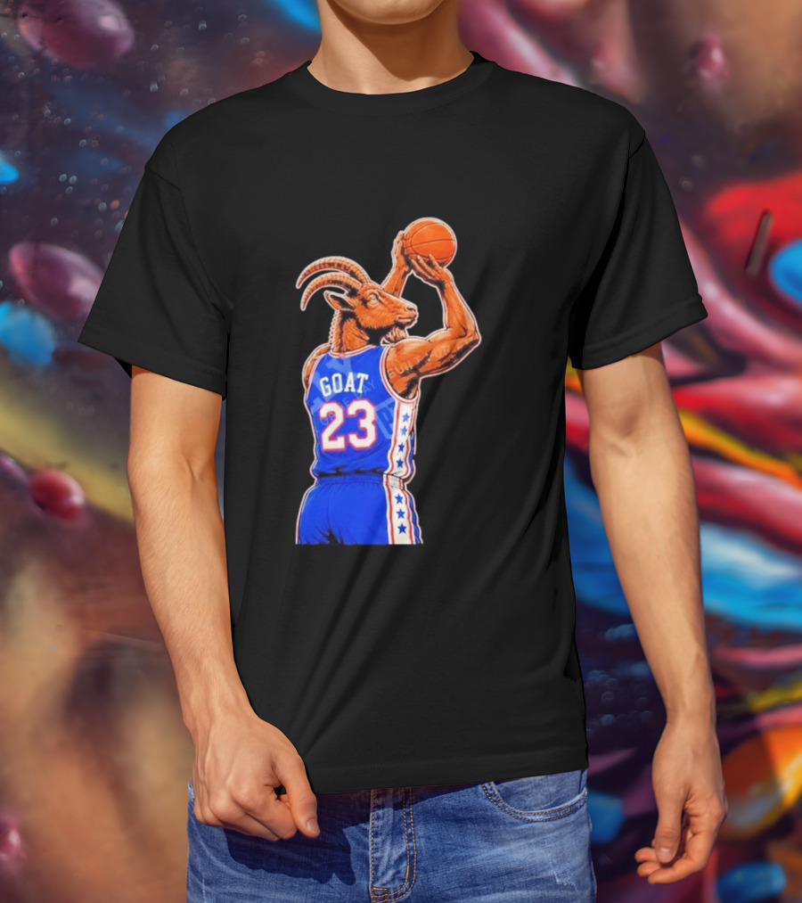 GOAT 23 Basketball Player Jersey Sports Inspired By Iconic NBA Stars T-Shirt