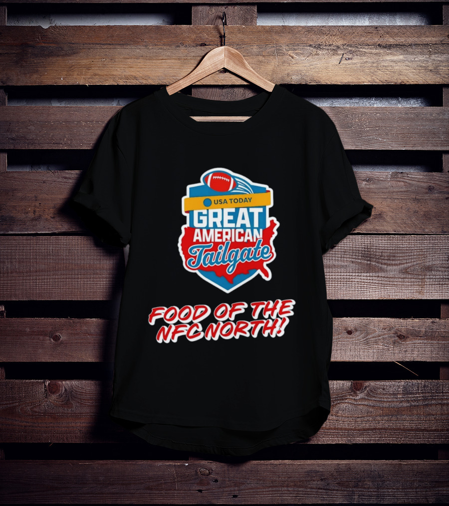 USA Today Great American Tailgate Food Of The NFC North T-Shirt