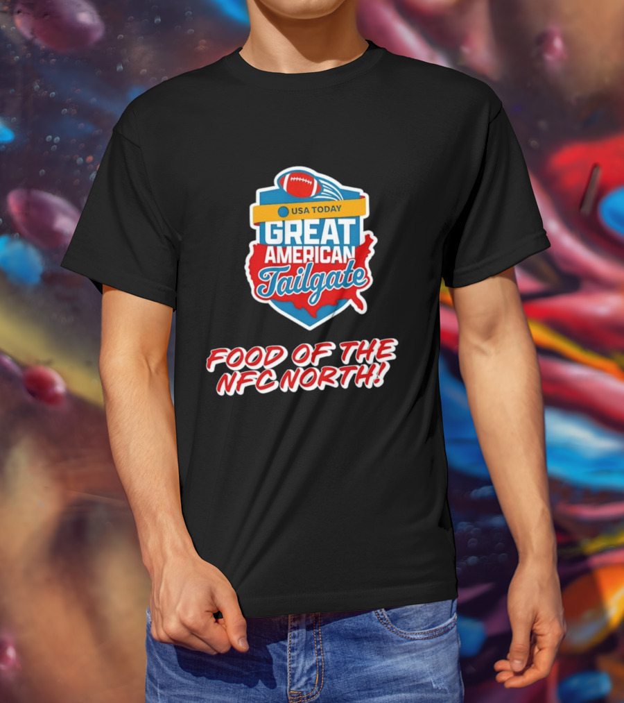 USA Today Great American Tailgate Food Of The NFC North T-Shirt
