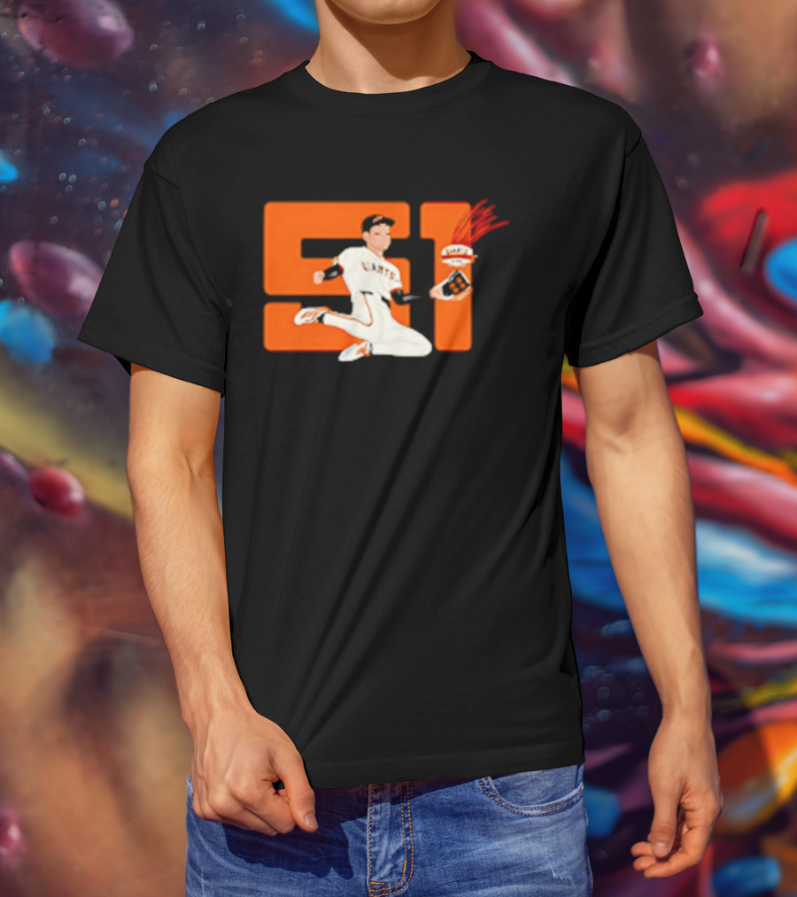 San Francisco Giants Jung Hoo Lee No 51 Baseball Player Comic T-Shirt