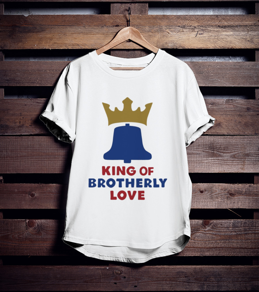 Philadelphia 76ers King Of Brotherly Love LeBron James T-Shirt