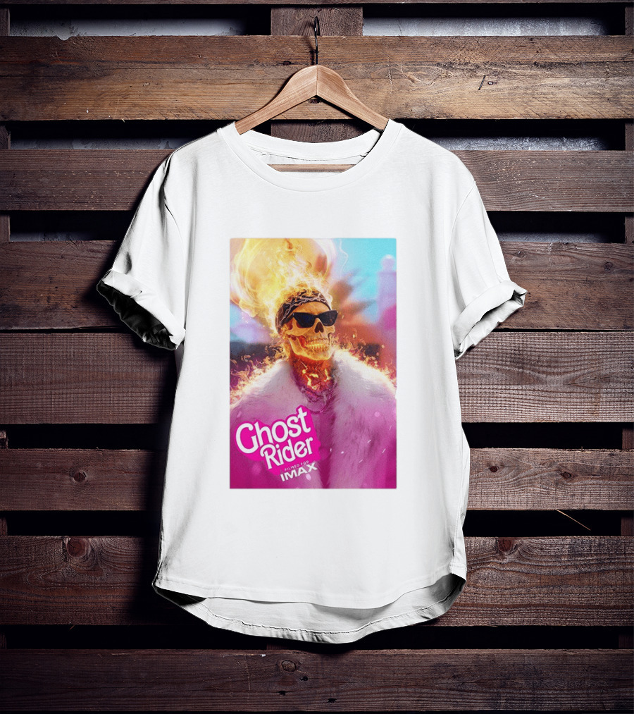 Ryan Gosling Barbie Ghost Rider Filmed For IMAX T-Shirt