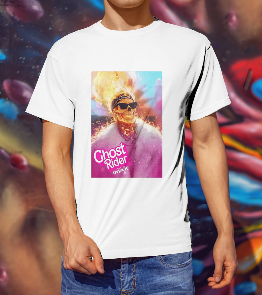 Ryan Gosling Barbie Ghost Rider Filmed For IMAX T-Shirt