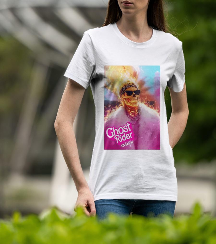 Ryan Gosling Barbie Ghost Rider Filmed For IMAX T-Shirt