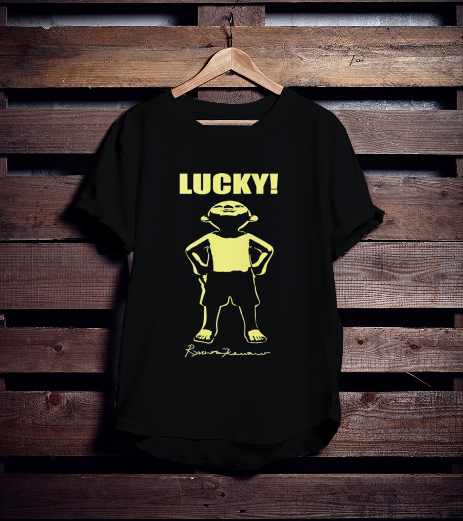 Lucky Jordan Peele Silhouette By Ronald Brantley T-Shirt