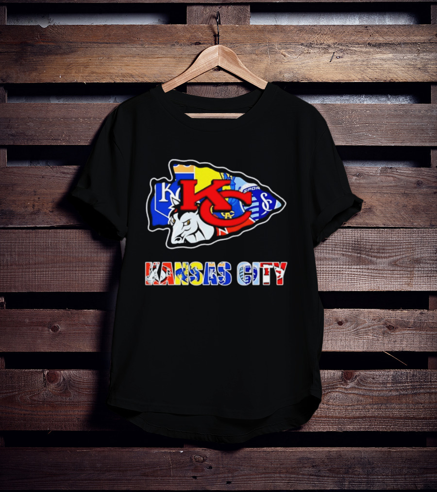 Kansas City KC Arrowhead Royals Chiefs Sporting Missouri T-Shirt
