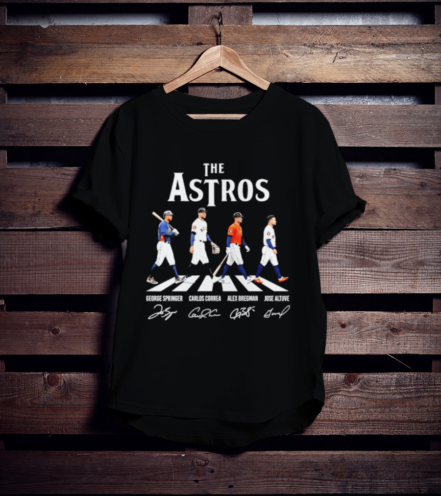 The Astros George Springer Carlos Correa Alex Bregman Jose Altuve Houston Astros T-Shirt