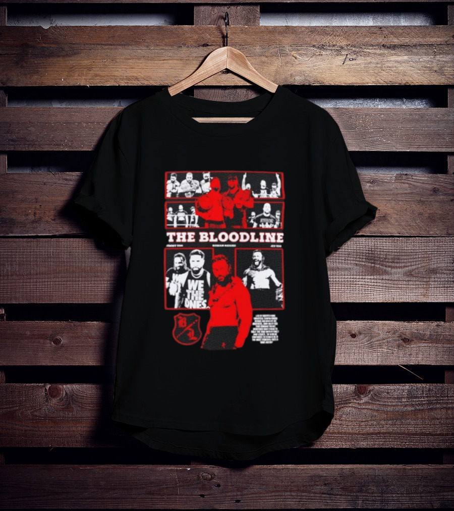 The Bloodline WWE Roman Reigns Jimmy Uso Jey Uso We The Ones Collage 8 1 T-Shirt