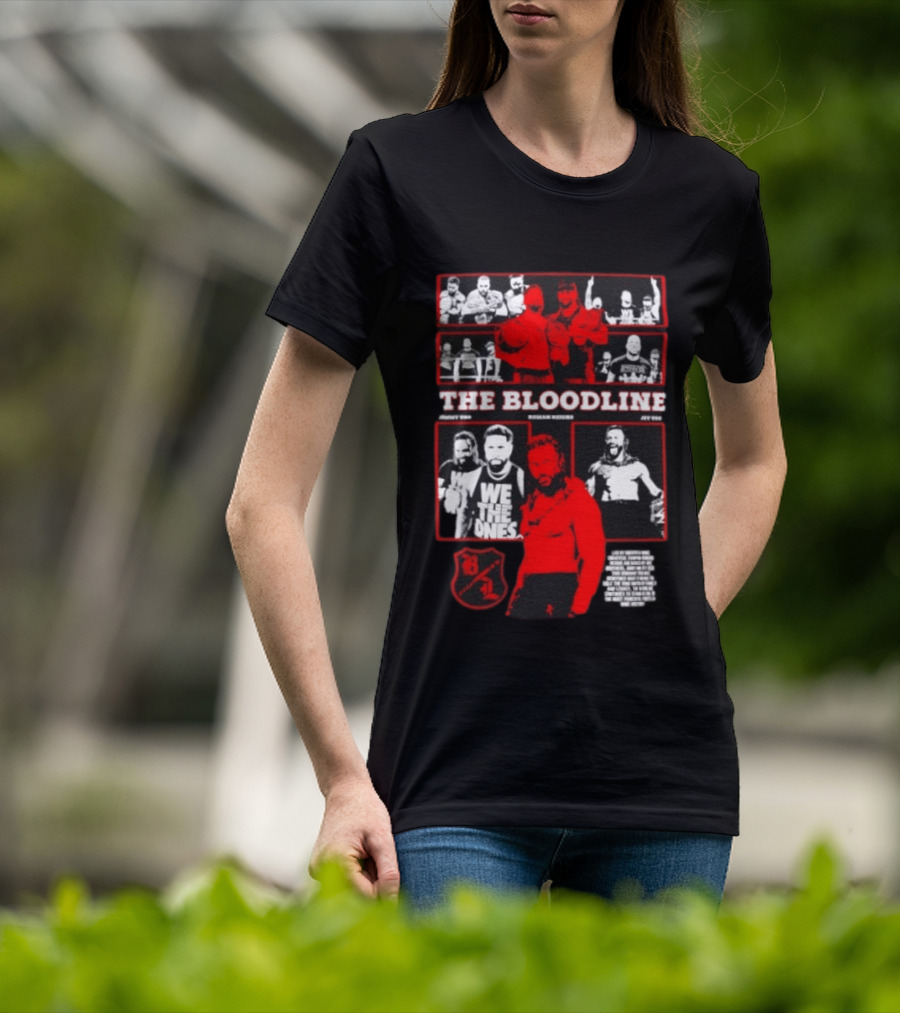 The Bloodline WWE Roman Reigns Jimmy Uso Jey Uso We The Ones Collage 8 1 T-Shirt