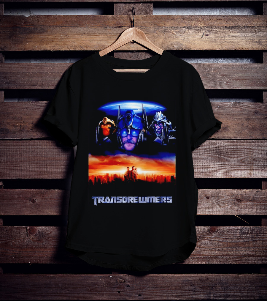 Transdrewmers Sci Fi Inspired Characters And Cityscape Compilation T-Shirt