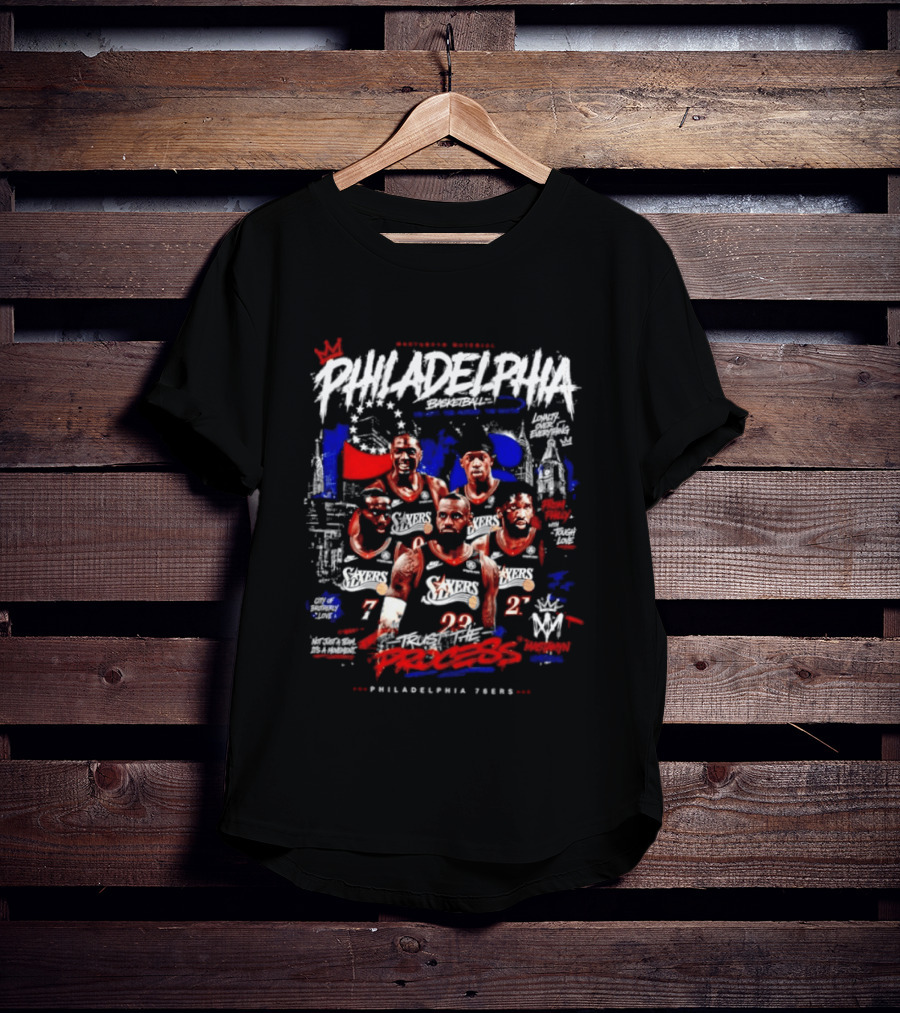 Philadelphia 76ers Trust The Process Basketball Champions 2026 T-Shirt