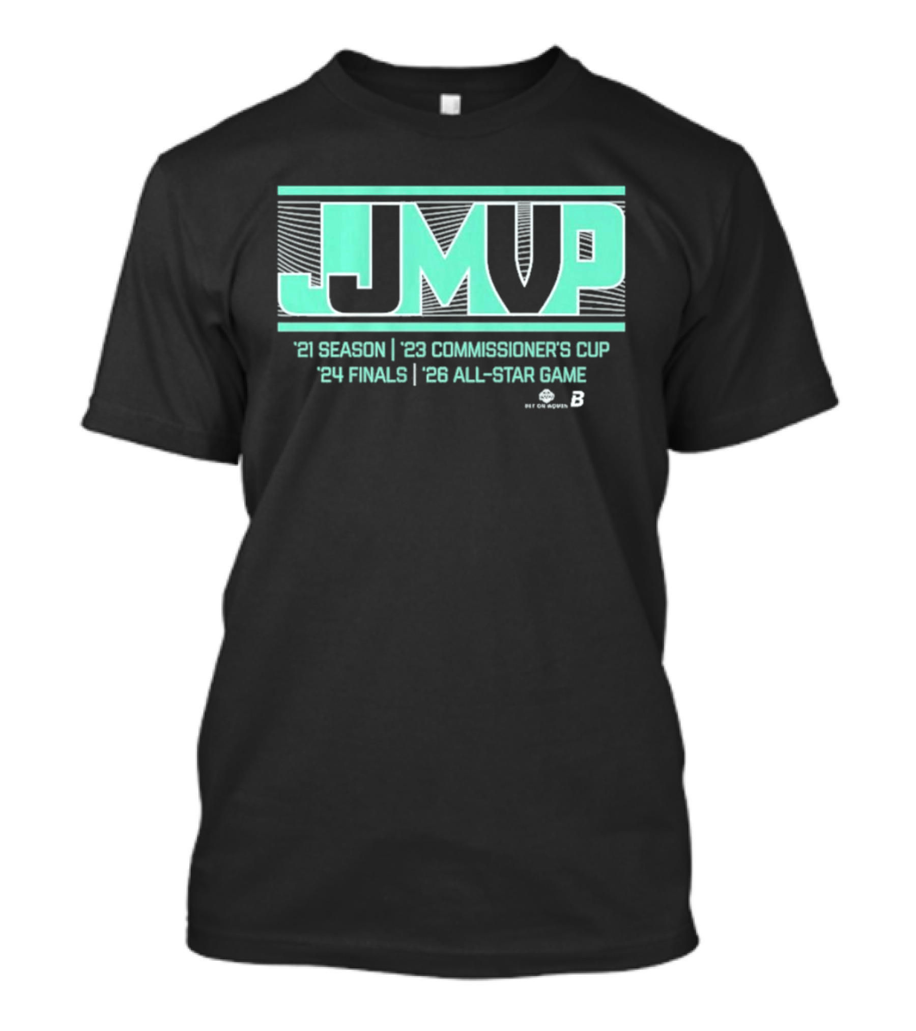 JJ MVP Jonquel Jones 2021 Season 2022 Commissioner's Cup 2021 Finals 2023 All Star Game T-Shirt
