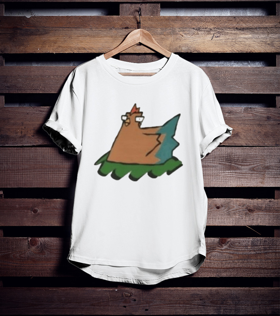 Cartoon Chicken In Nest Bird T-Shirt