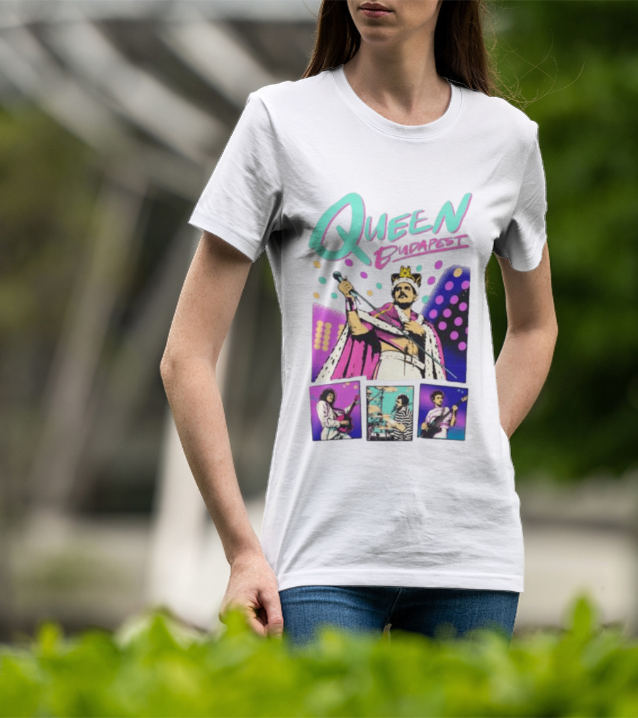 Queen Budapest Anniversary Vest 40th Pop Concert T-Shirt