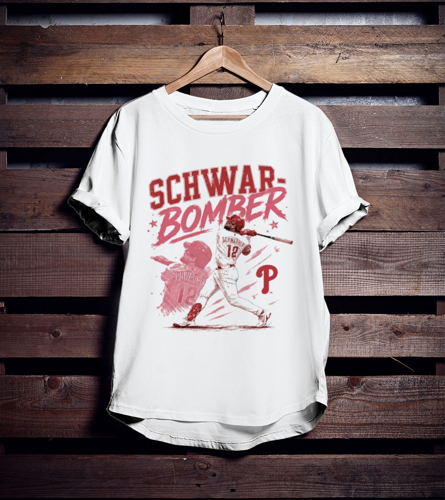 Schwar Bomber Kyle Schwarber Philadelphia Phillies Baseball T-Shirt