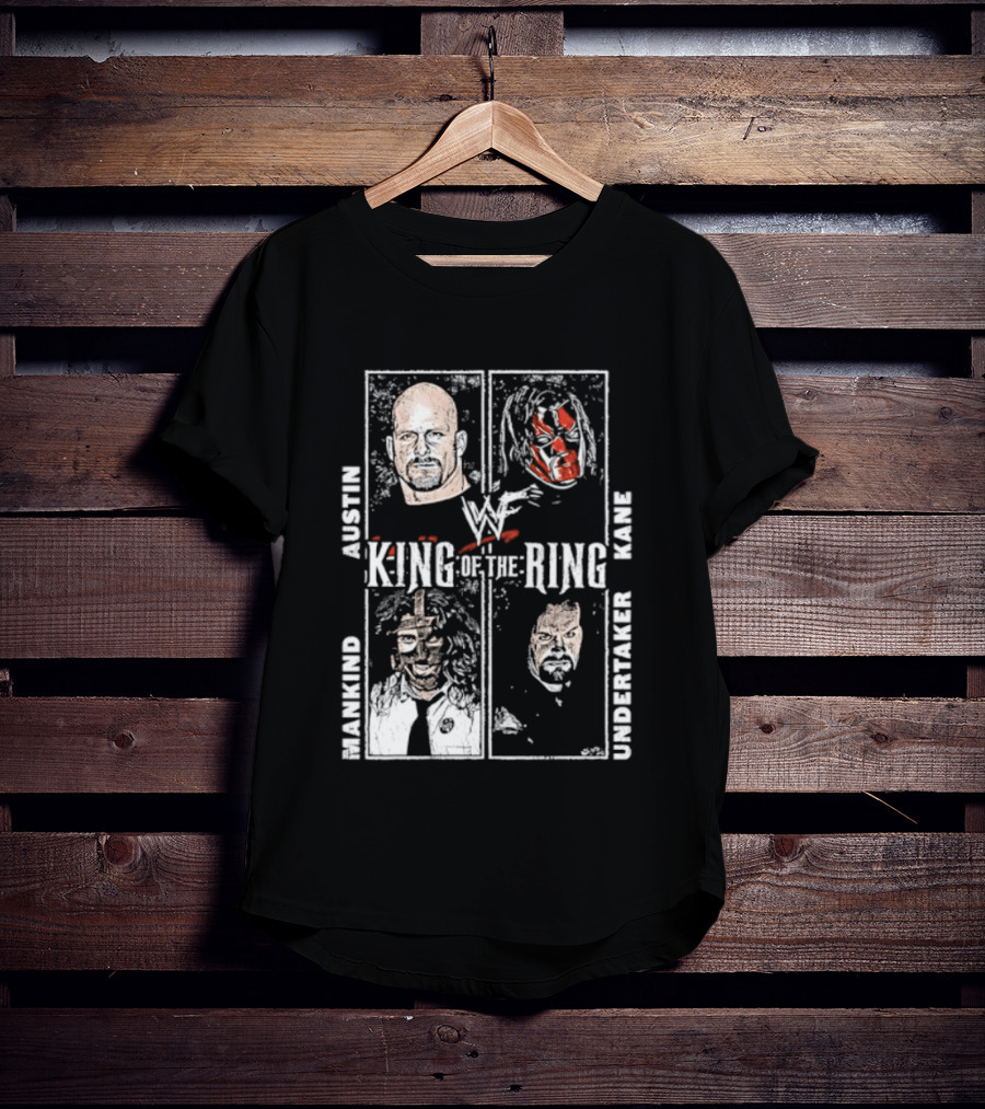 WWF King Of The Ring Austin Kane Mankind Undertaker T-Shirt