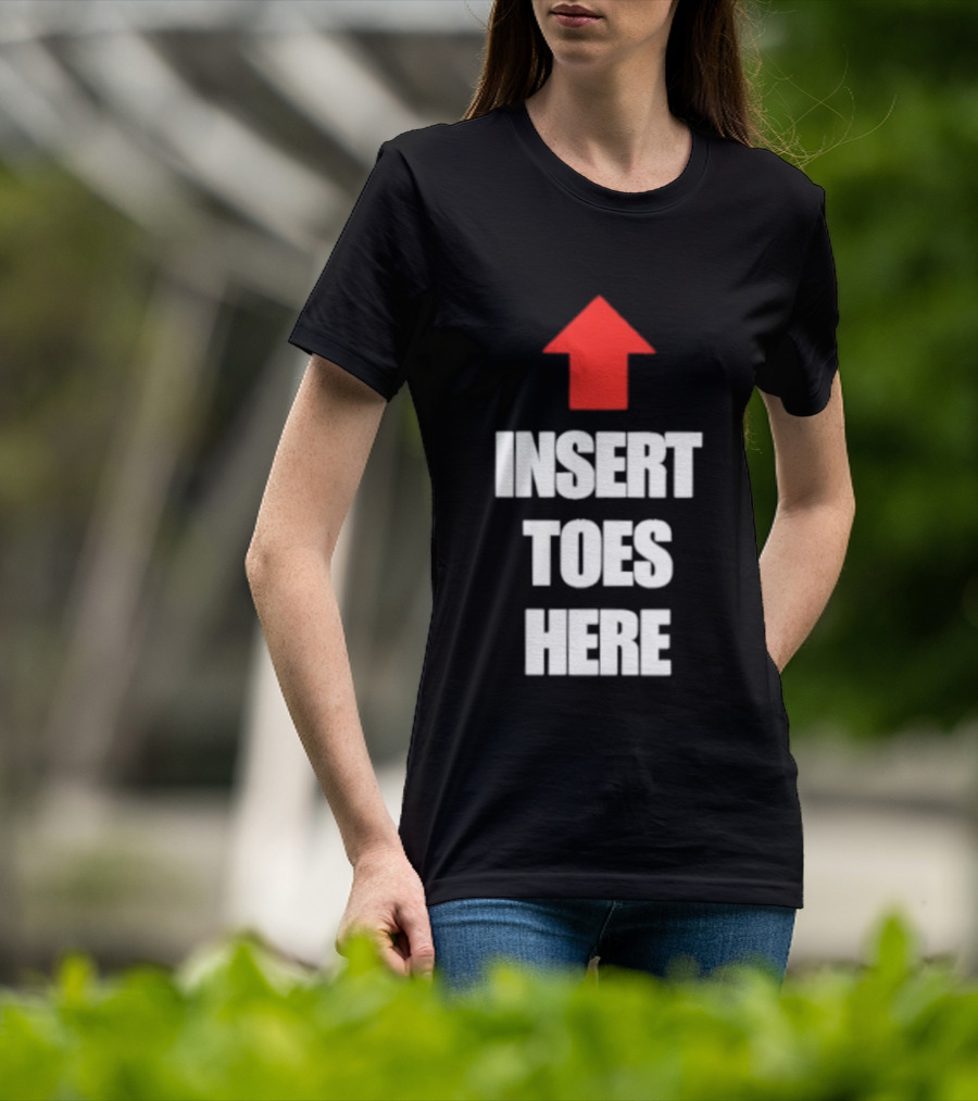 Insert Toes Here Red Arrow Top T-Shirt