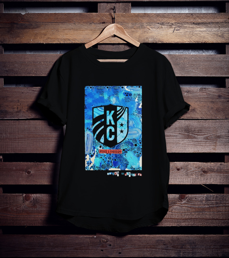 Kansas City Current KC Peace And Freedom River Makenzi 2026 T-Shirt