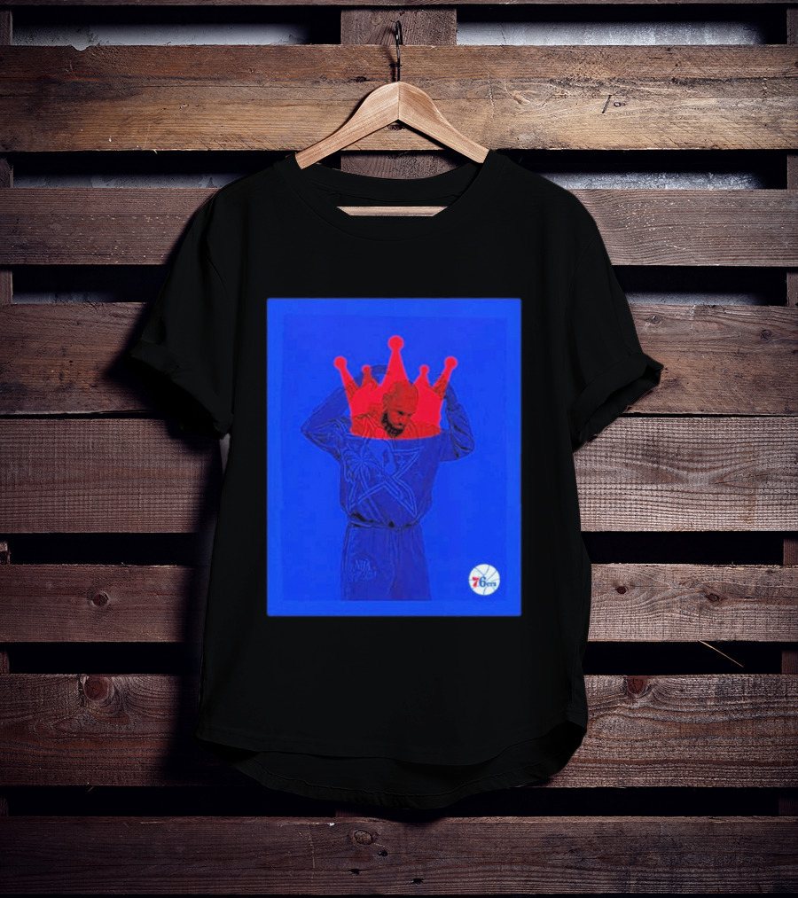 LeBron James NBA All Star Crown Philadelphia 76ers T-Shirt