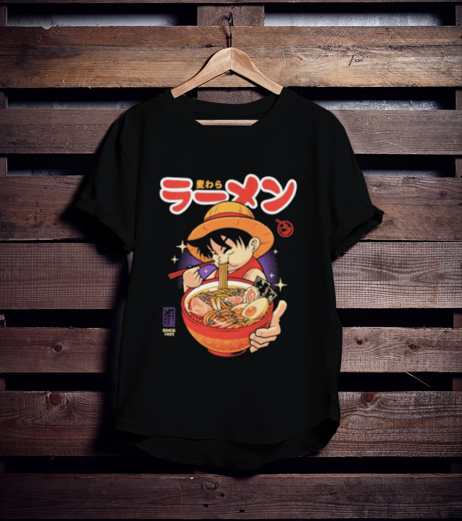 Luffy Ramen Iwara One Piece Since 1997 T-Shirt