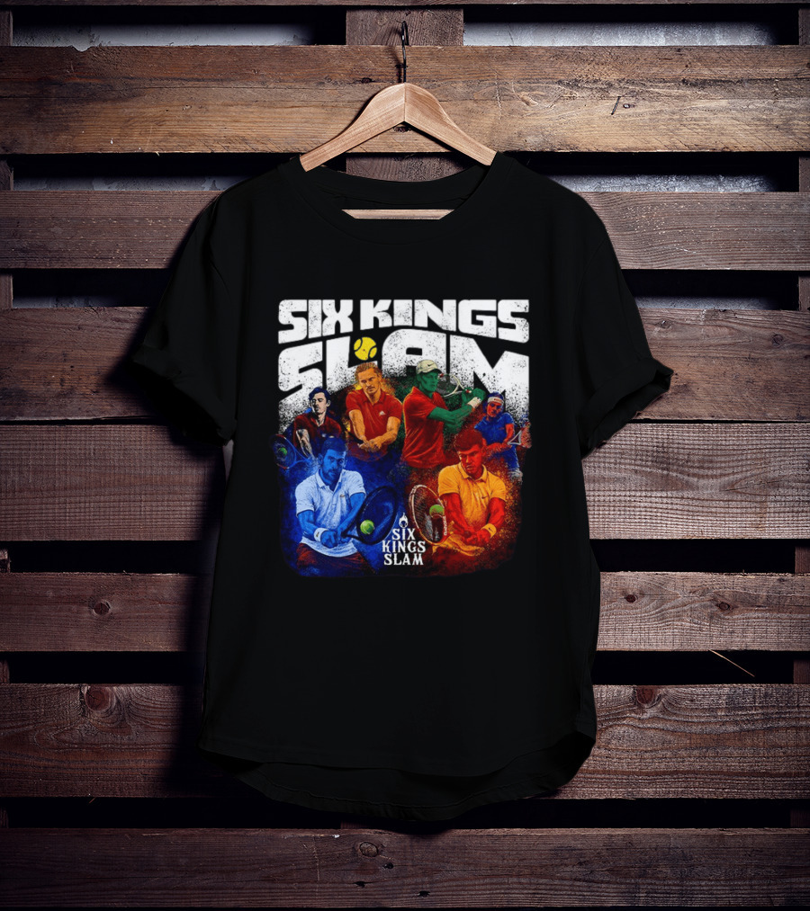 Six Kings Slam Tennis 2026 Iconic Players Edition T-Shirt