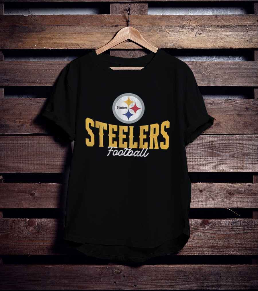 Pittsburgh Steelers Football 1933 AFC North Symbol Steelers Football T-Shirt