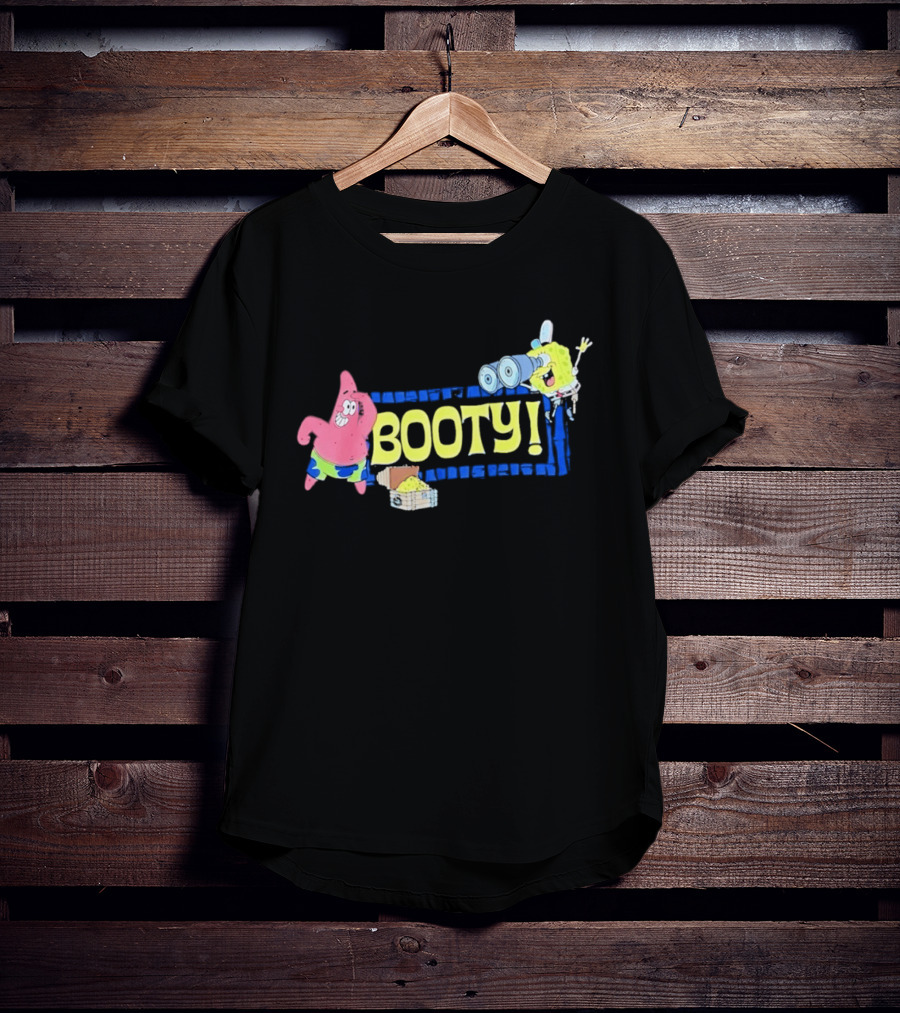 Sponge And Patrick Star Booty Treasure Hunt Adventure T-Shirt