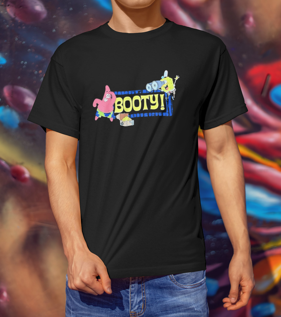 Sponge And Patrick Star Booty Treasure Hunt Adventure T-Shirt