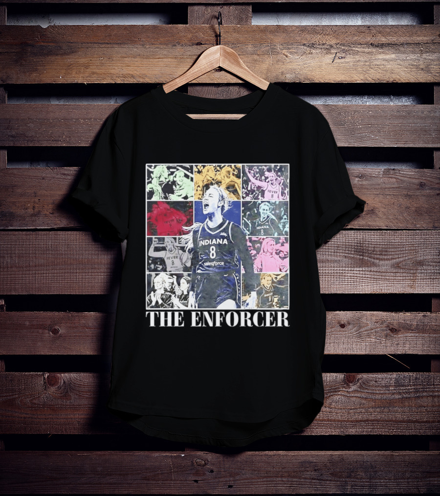 The Enforcer Indiana Fever 8 Indiana Fever Salesforce Sophie Cunningham T-Shirt