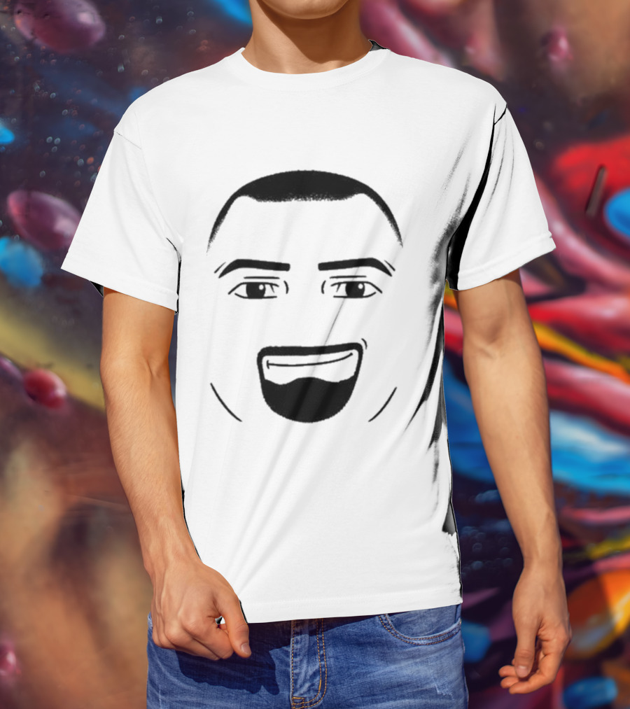 Aldoswag Roblaldo Smiling Face Drawing T-Shirt