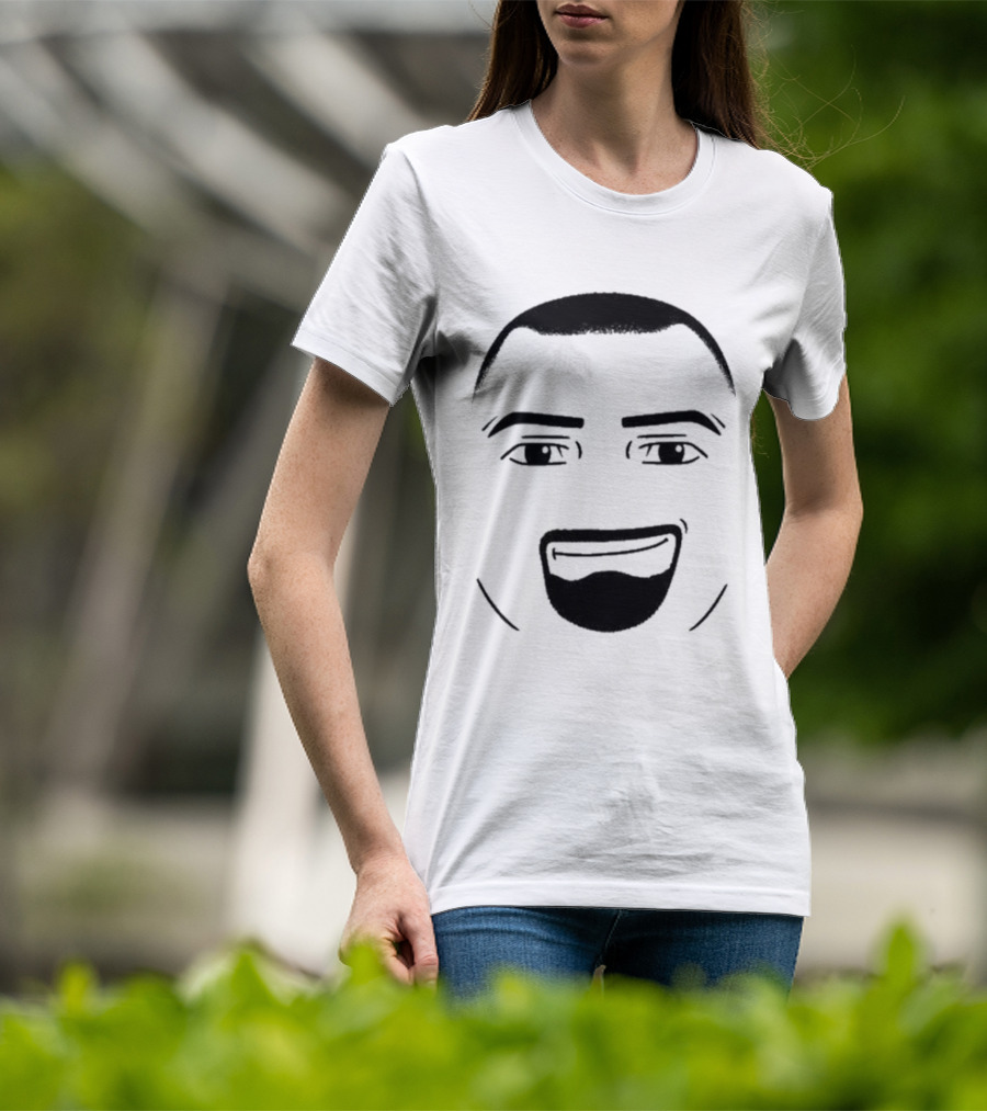 Aldoswag Roblaldo Smiling Face Drawing T-Shirt