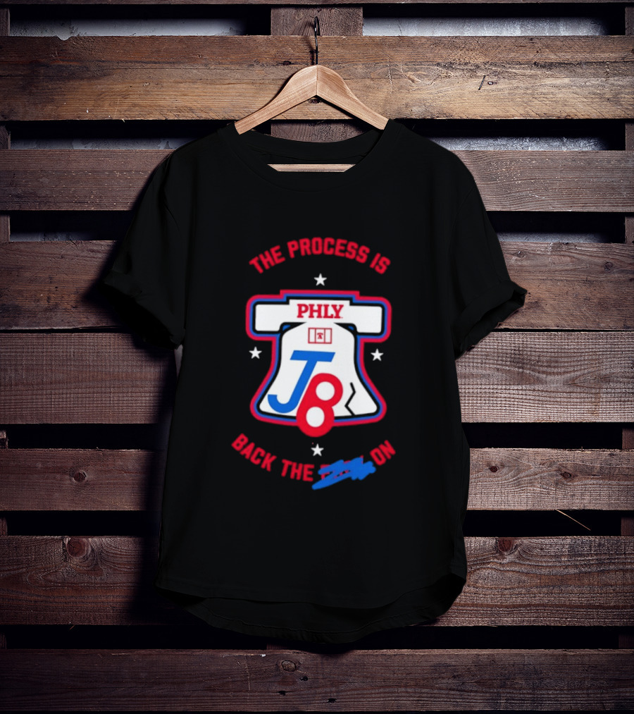 PHLY The Process Is Back Jalen Brunson Philadelphia 76ers T-Shirt