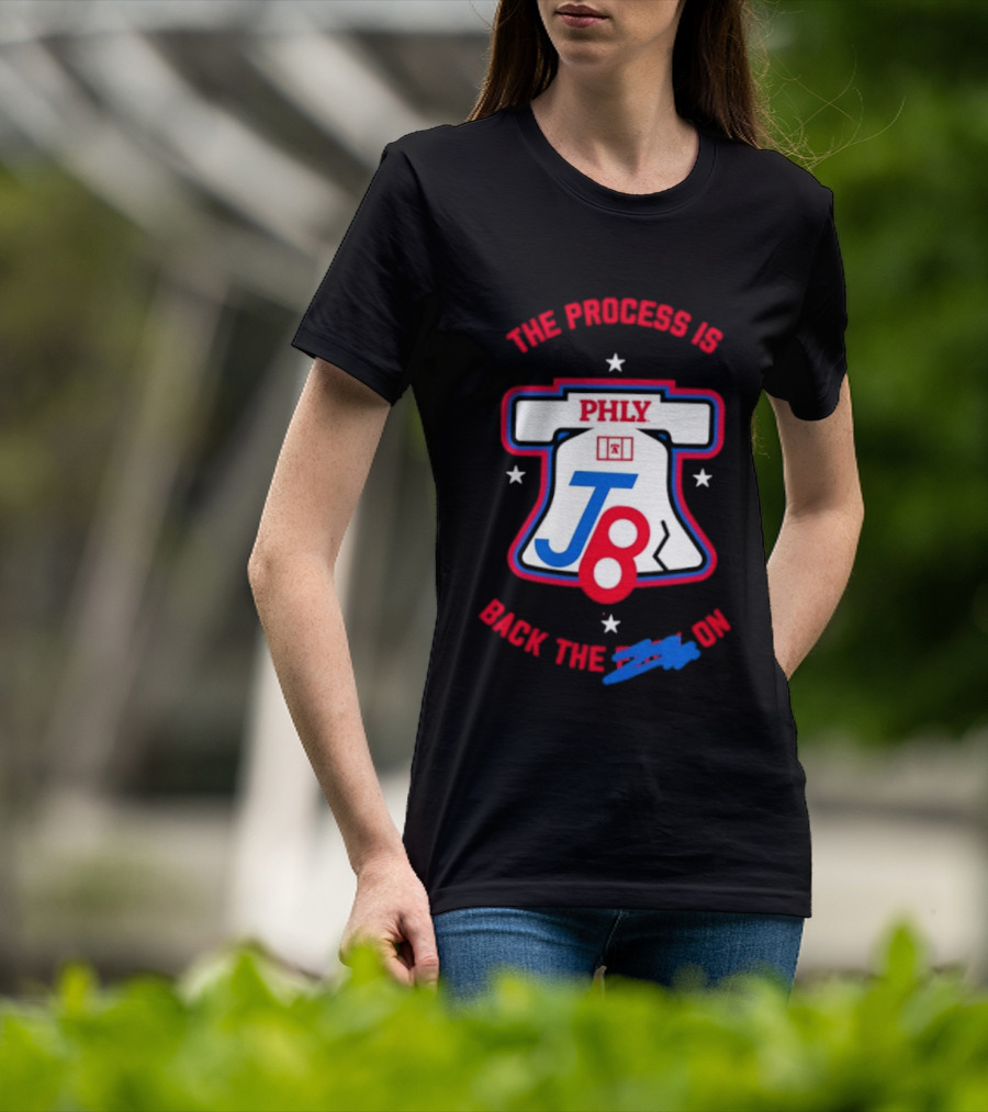 PHLY The Process Is Back Jalen Brunson Philadelphia 76ers T-Shirt
