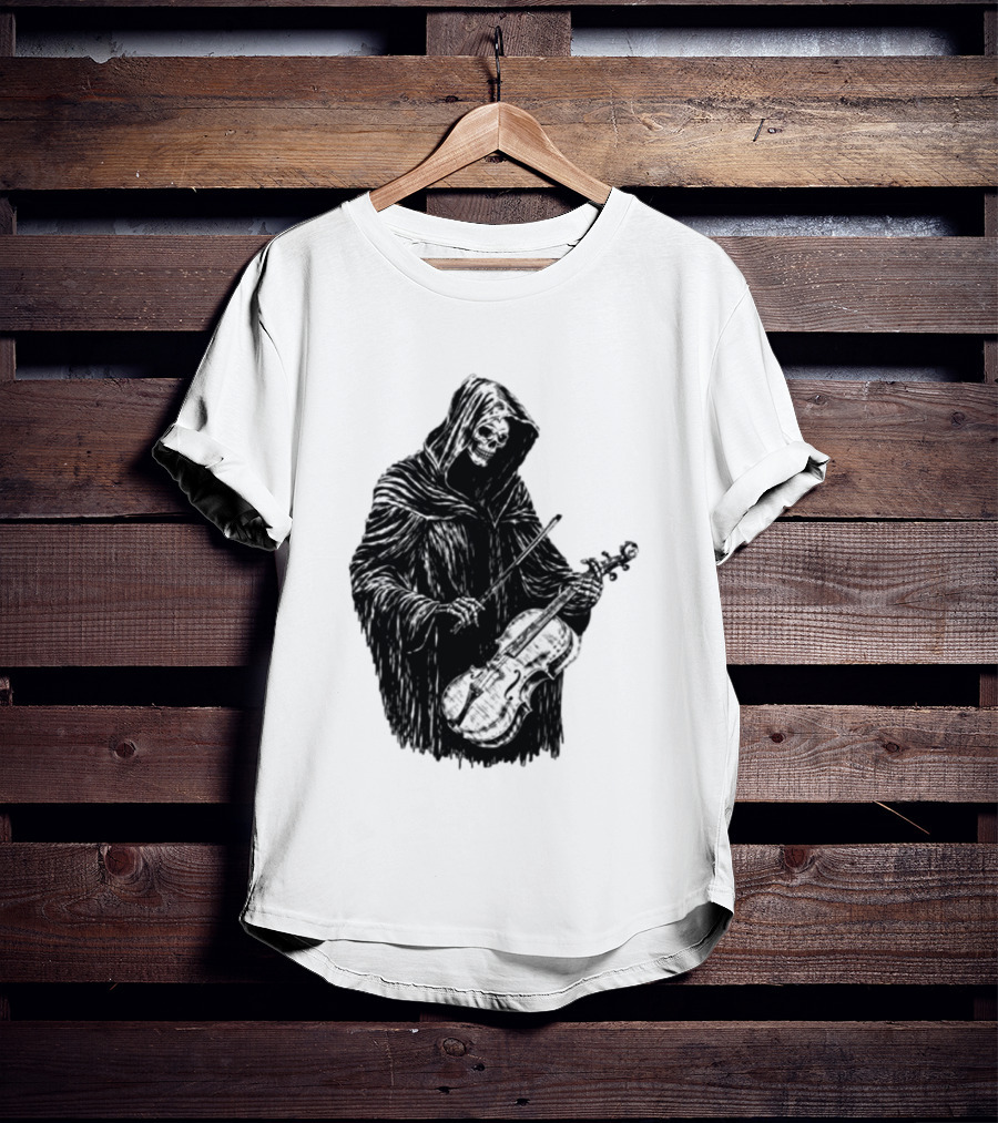 Avenged Sevenfold A7X North American Tour 2026 At Peace Tour Dates Grim Reaper Playing Violin T-Shirt