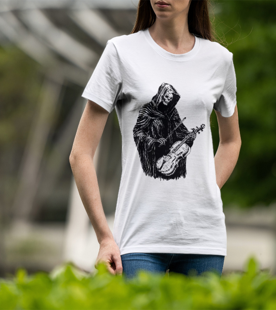 Avenged Sevenfold A7X North American Tour 2026 At Peace Tour Dates Grim Reaper Playing Violin T-Shirt