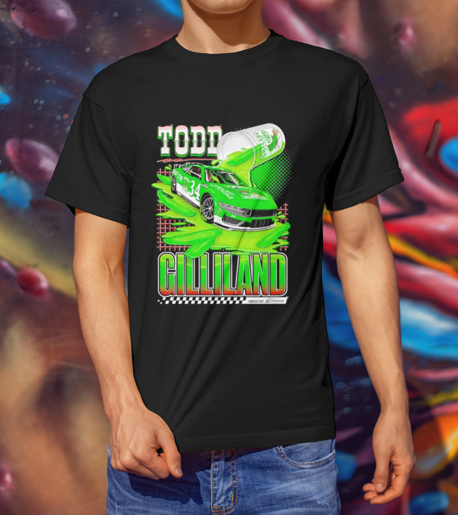Todd Gilliland NASCAR 34 Pickle Juice Racing Car Victory 2026 T-Shirt