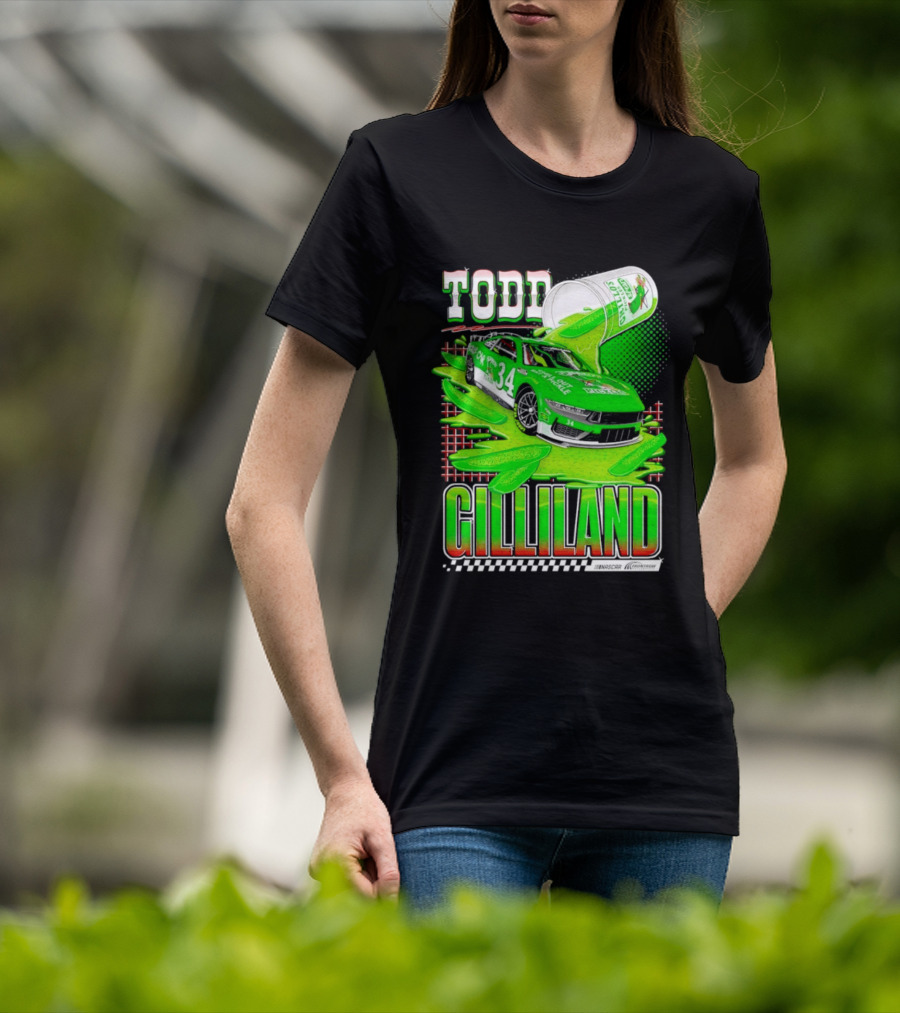 Todd Gilliland NASCAR 34 Pickle Juice Racing Car Victory 2026 T-Shirt