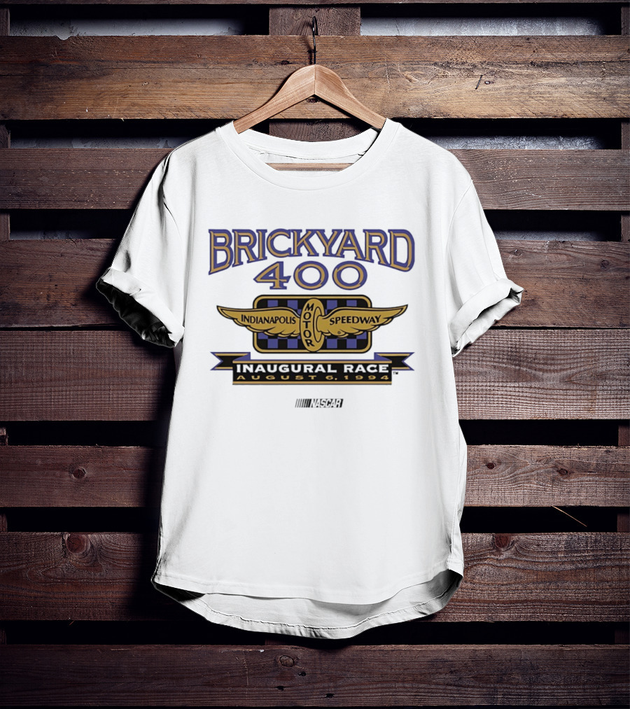 Brickyard 400 Indianapolis Motor Speedway Inaugural Race August 6 1994 NASCAR T-Shirt