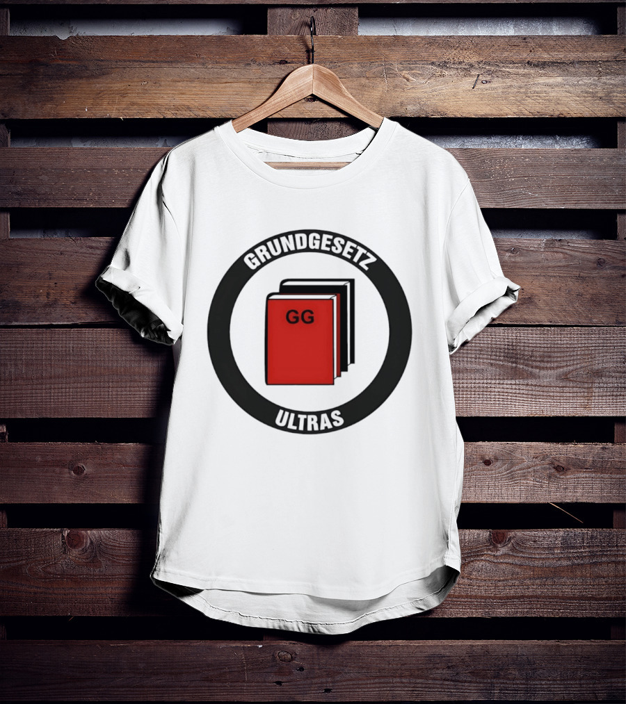 Grundgesetz Ultras GG Book Emblem German Constitution T-Shirt