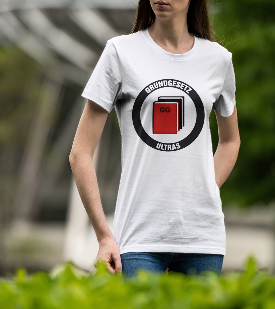 Grundgesetz Ultras GG Book Emblem German Constitution T-Shirt