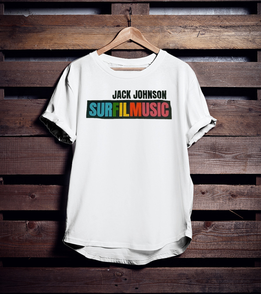 Jack Johnson Surfilmusic Tour 2026 Colorful T-Shirt