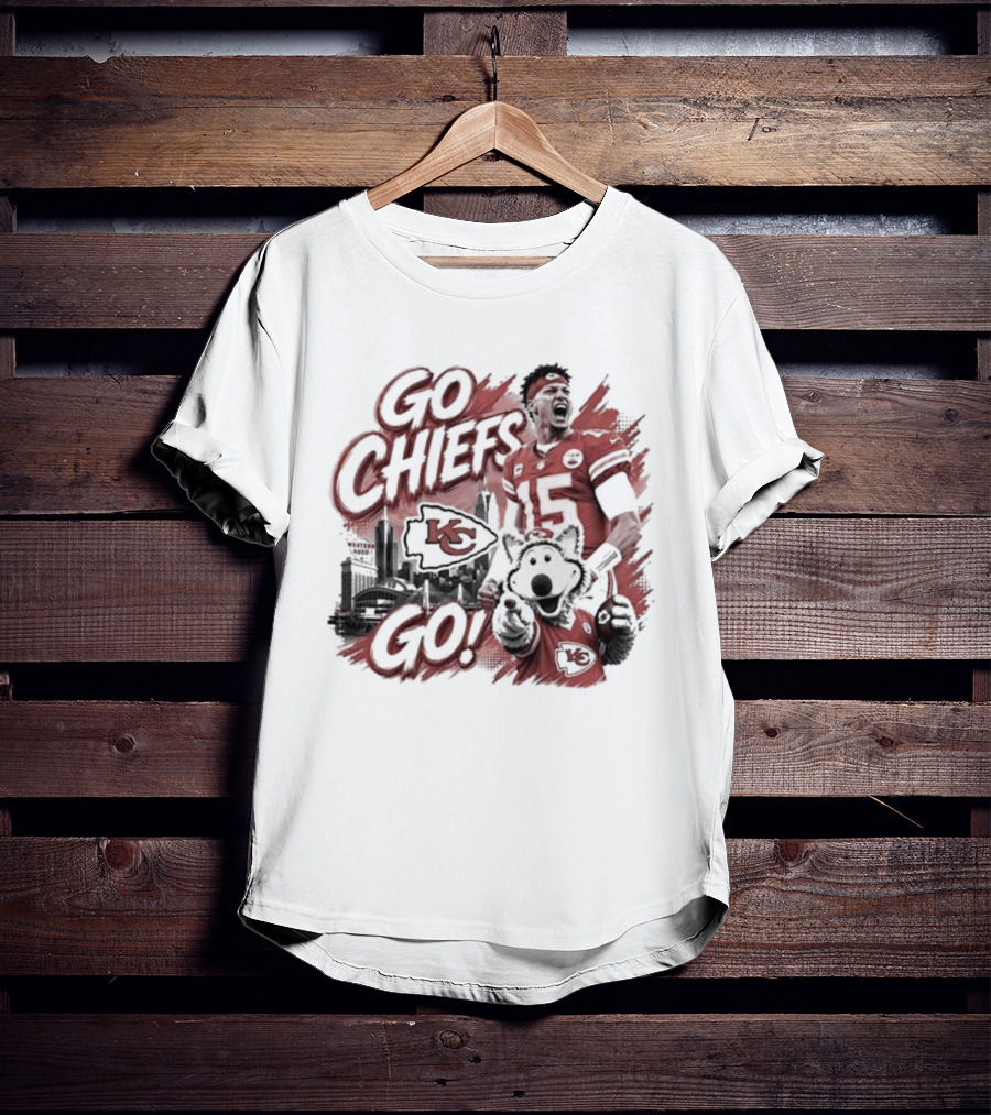 Go Chiefs Go Patrick Mahomes KC Wolf Kansas City Chiefs T-Shirt