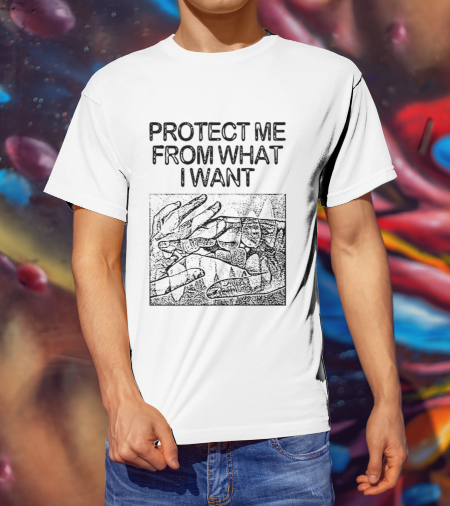 Protect Me From What I Want Jenny Holzer Text And Abstract T-Shirt