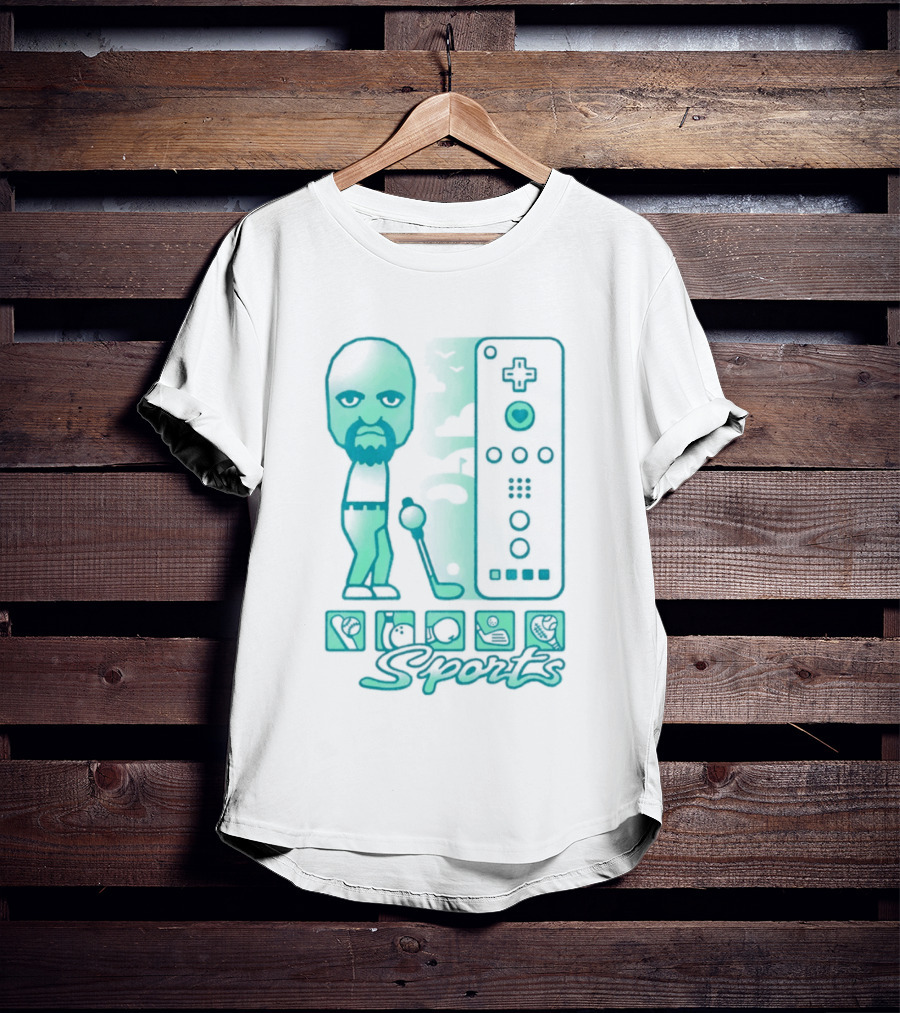 Wii Sports Matt Iconic Character Mii Brawler Bowling Champion T-Shirt
