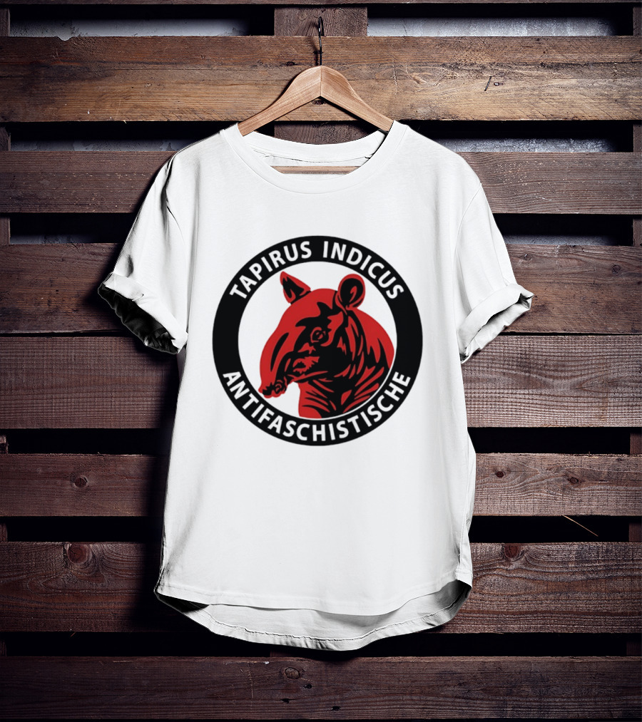 Tapirus Indicus Antifaschistische Antifa T-Shirt