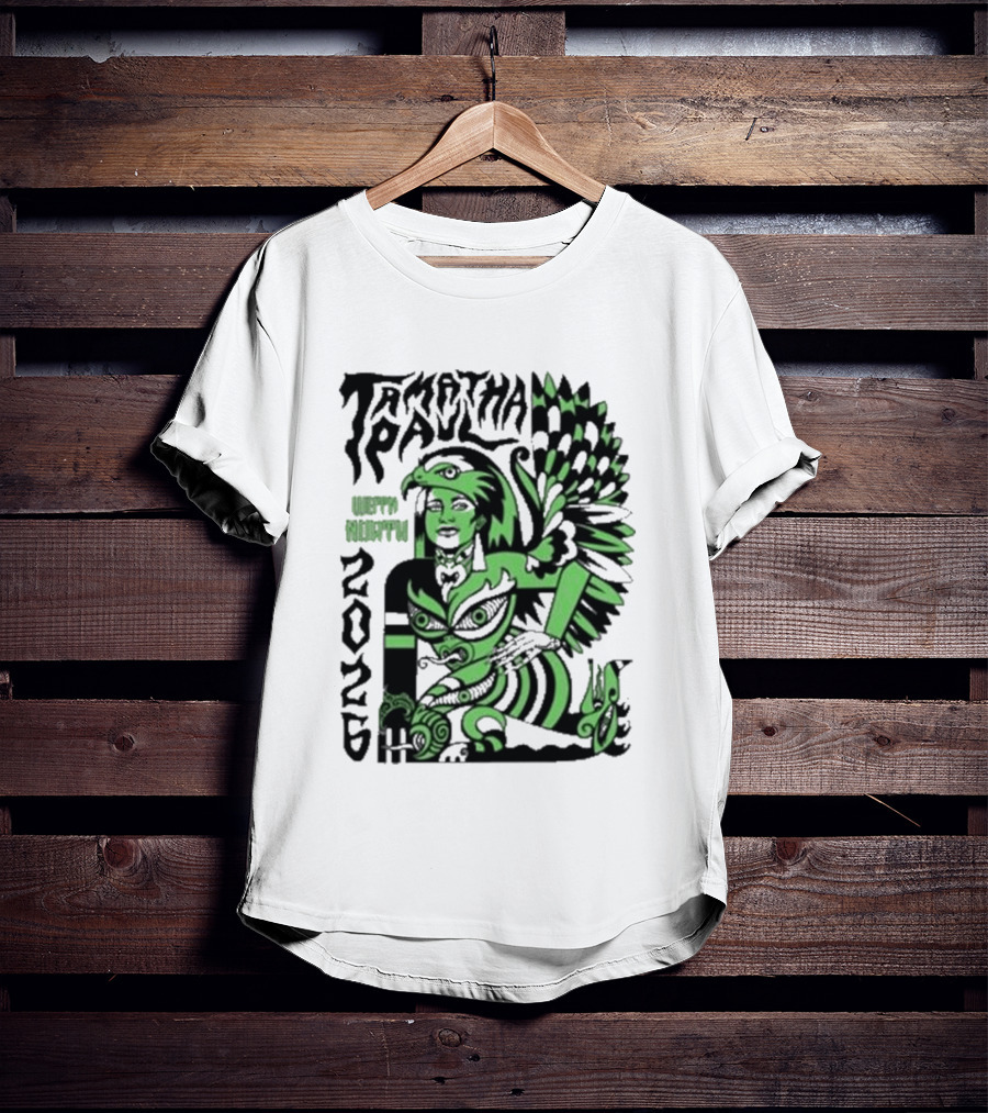 Xoe Hall X Tamatha Paul 2026 Te Atatu Whero Kakapo T-Shirt