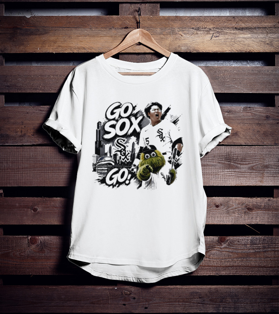 Yoshinobu Yamamoto Number 15 Chicago White Sox Go Sox Go T-Shirt