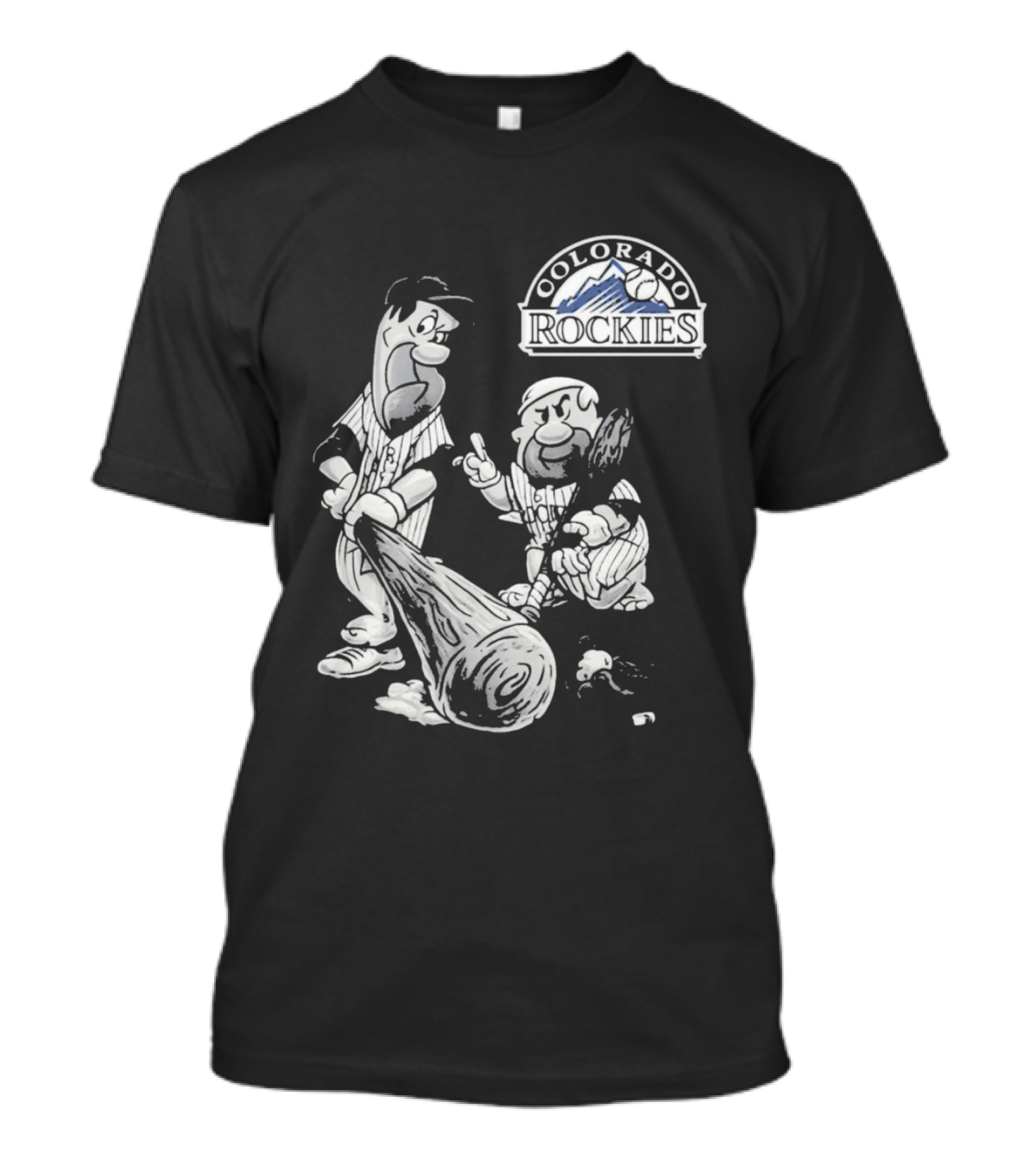 Colorado Rockies 2026 Flintstones Baseball T-Shirt