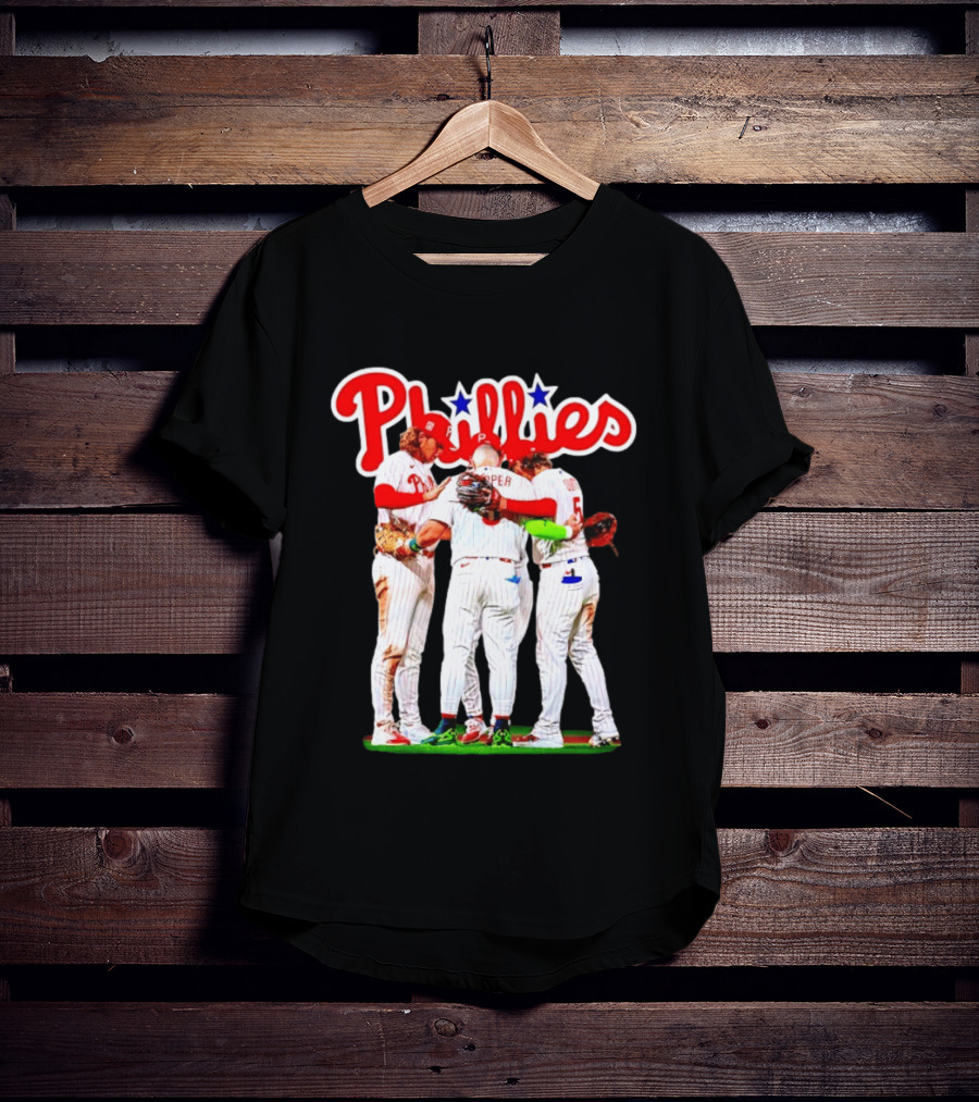 Bryce Harper Alec Bohm Edmundo Sosa Bryson Stott Philadelphia Phillies Team Unity T-Shirt