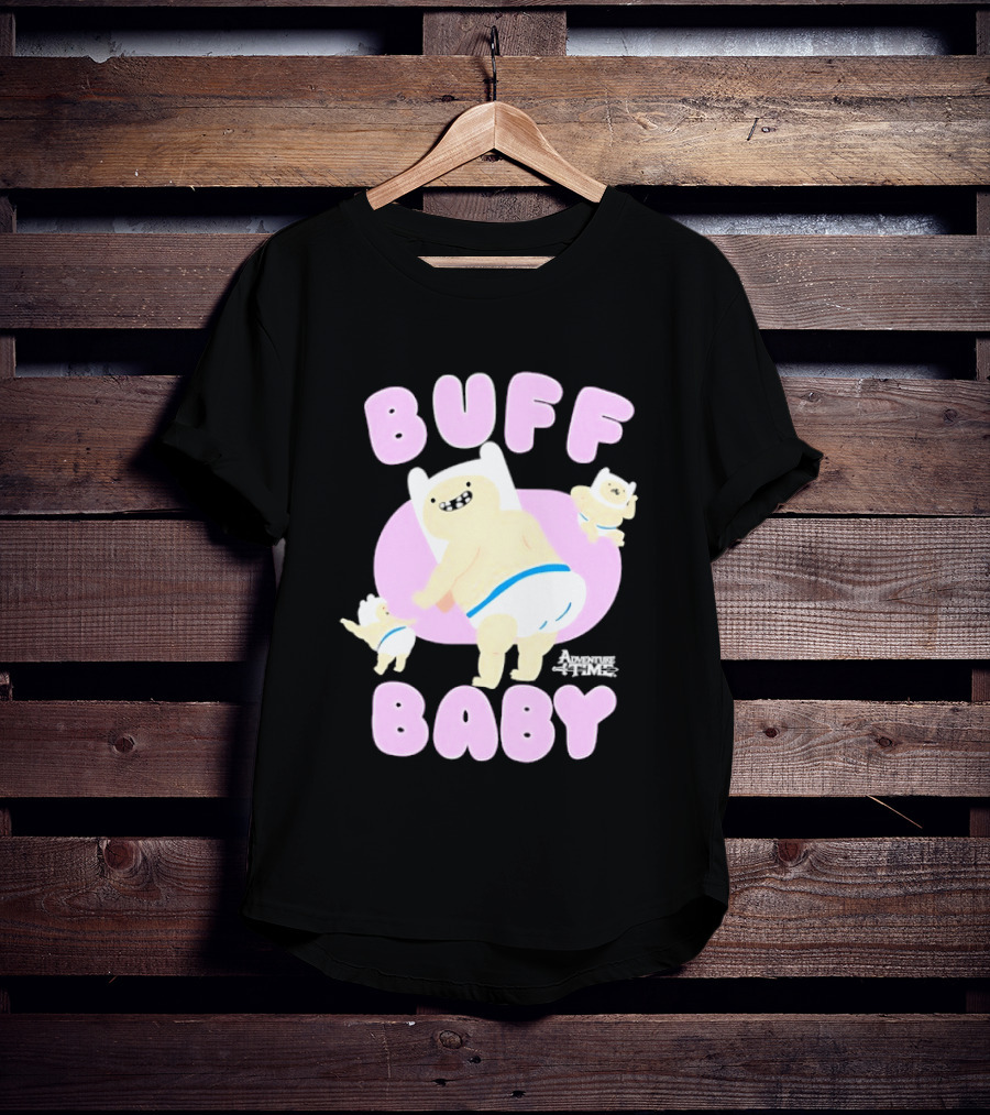Buff Baby Adventure Time Finn The Human Dancing Babies T-Shirt